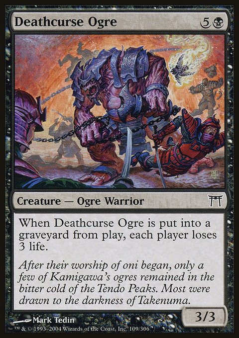 Deathcurse Ogre, Champions of Kamigawa #109, Magic: The Gathering card