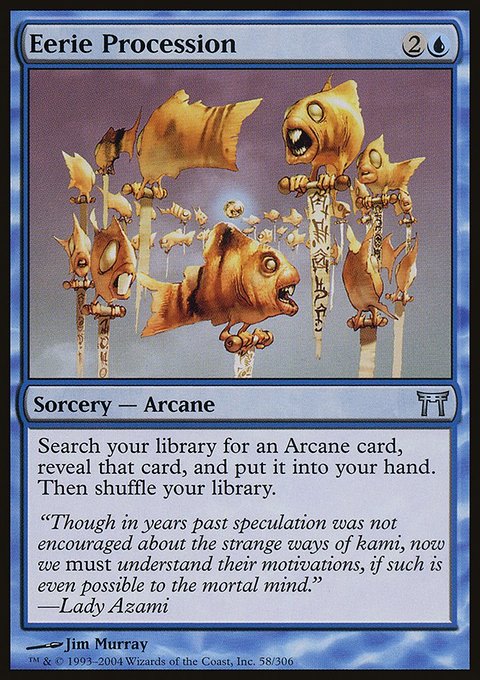 Eerie Procession, Champions of Kamigawa #58, Magic: The Gathering card