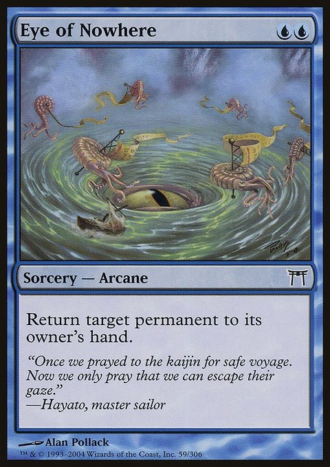 Eye of Nowhere, Champions of Kamigawa #59, Magic: The Gathering card
