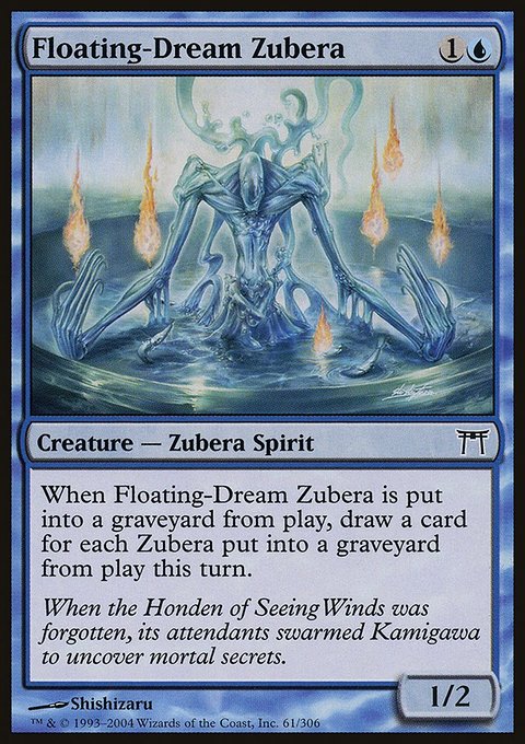 Floating-Dream Zubera, Champions of Kamigawa #61, Magic: The Gathering card