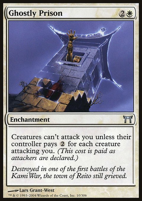 Ghostly Prison, Champions of Kamigawa #10, Magic: The Gathering card