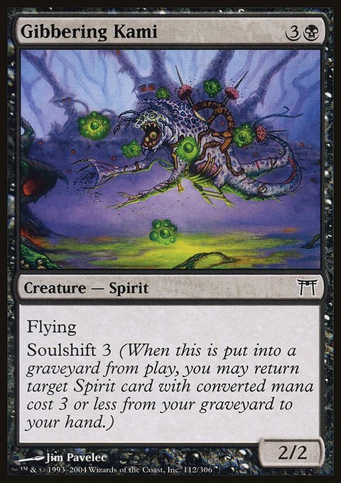 Gibbering Kami, Champions of Kamigawa #112, Magic: The Gathering card