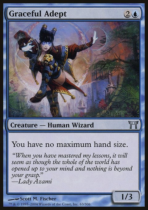 Graceful Adept, Champions of Kamigawa #63, Magic: The Gathering card