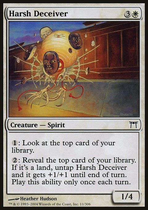 Harsh Deceiver, Champions of Kamigawa #11, Magic: The Gathering card