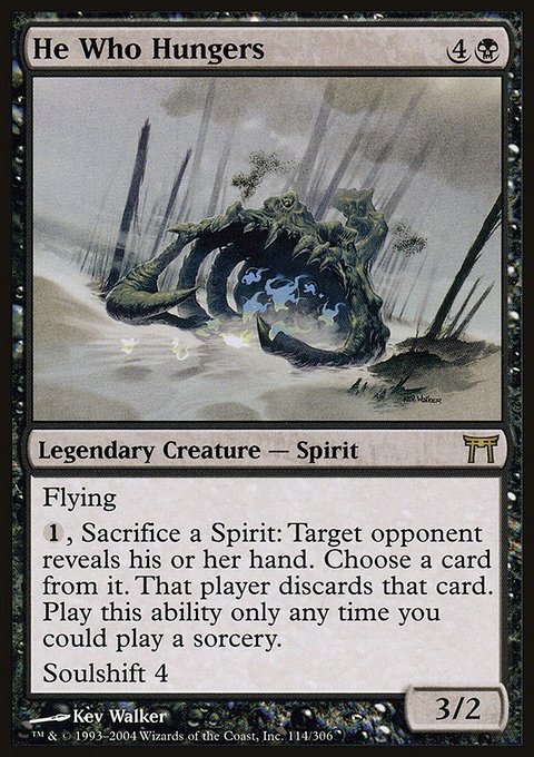 He Who Hungers, Champions of Kamigawa #114, Magic: The Gathering card