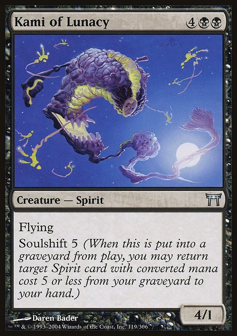 Kami of Lunacy, Champions of Kamigawa #119, Magic: The Gathering card