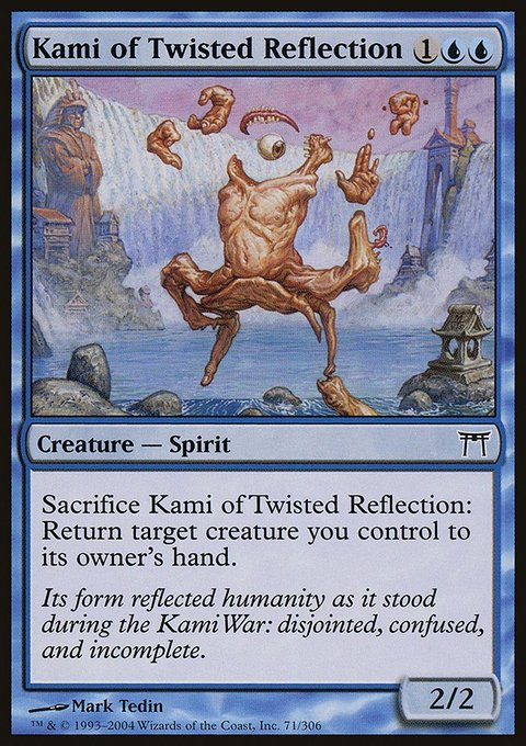 Kami of Twisted Reflection, Champions of Kamigawa #71, Magic: The Gathering card