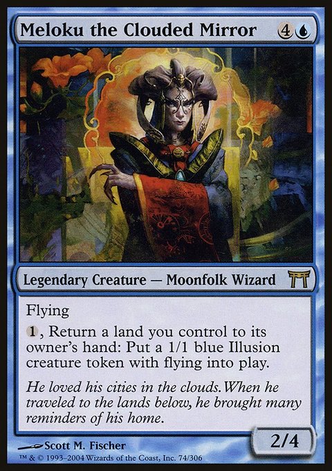 Meloku the Clouded Mirror, Champions of Kamigawa #74, Magic: The Gathering card
