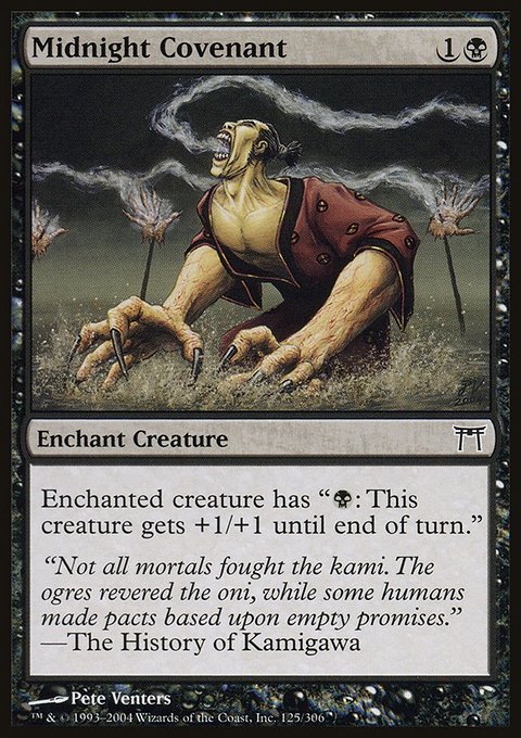 Midnight Covenant, Champions of Kamigawa #125, Magic: The Gathering card