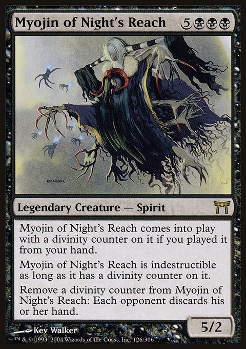 Myojin of Night's Reach, Champions of Kamigawa #126, Magic: The Gathering card