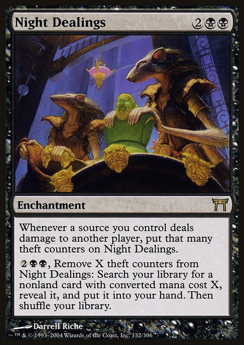 Night Dealings, Champions of Kamigawa #132, Magic: The Gathering card