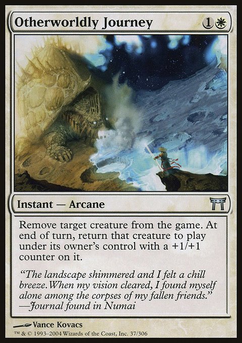 Otherworldly Journey, Champions of Kamigawa #37, Magic: The Gathering card