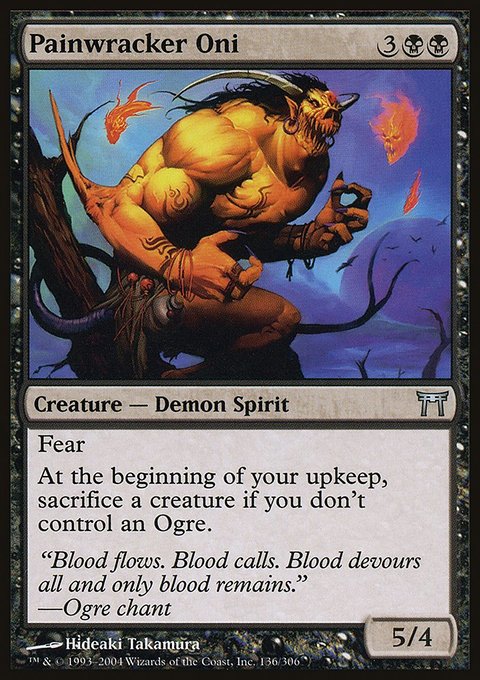 Painwracker Oni, Champions of Kamigawa #136, Magic: The Gathering card