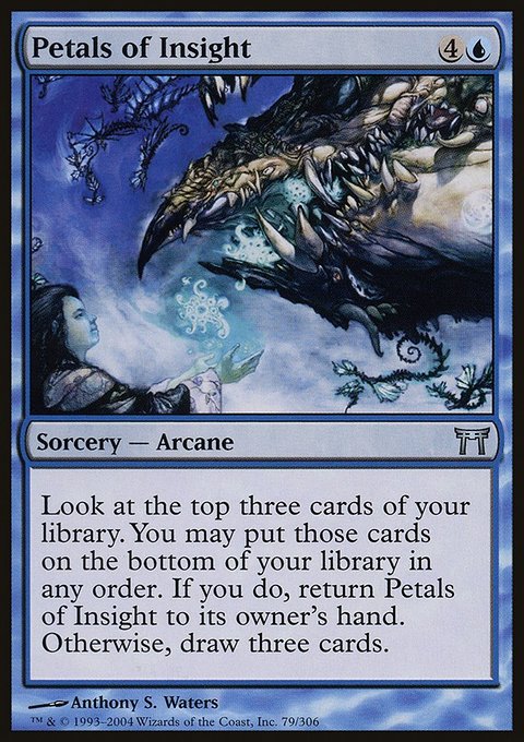 Petals of Insight, Champions of Kamigawa #79, Magic: The Gathering card