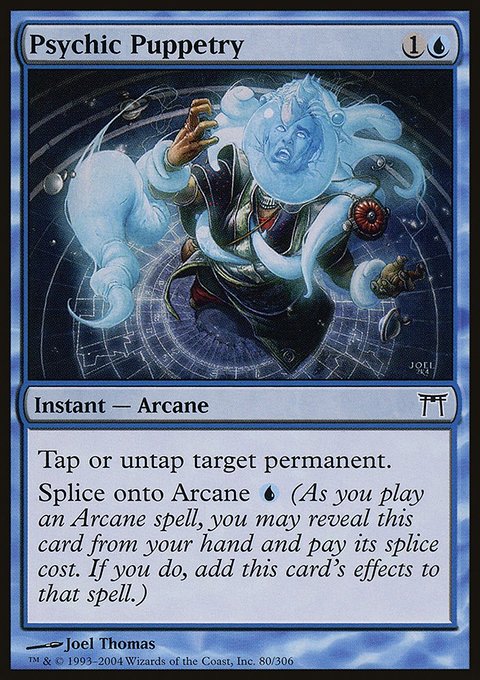 Psychic Puppetry, Champions of Kamigawa #80, Magic: The Gathering card