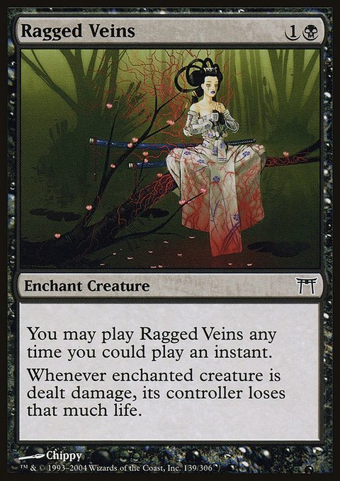 Ragged Veins, Champions of Kamigawa #139, Magic: The Gathering card