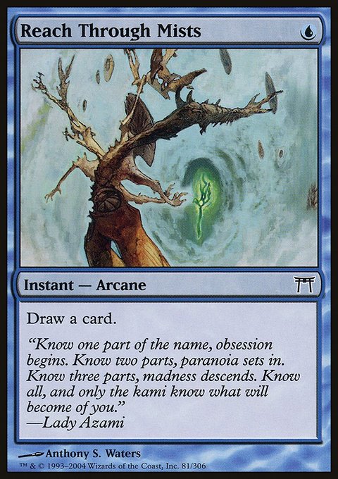 Reach Through Mists, Champions of Kamigawa #81, Magic: The Gathering card