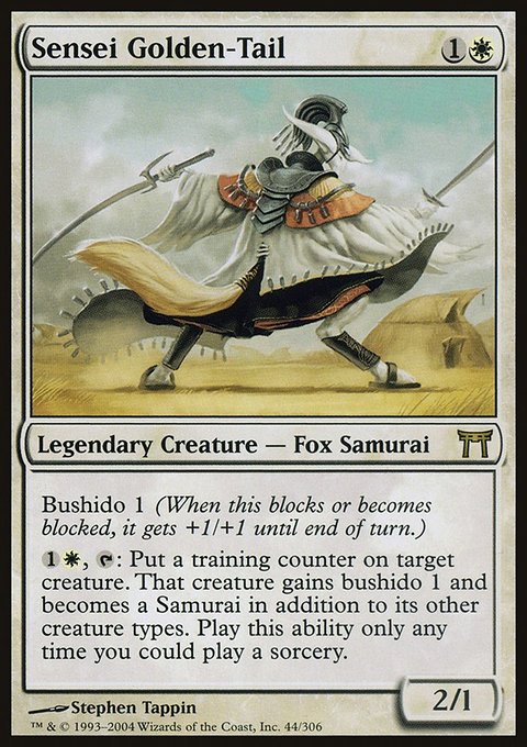 Sensei Golden-Tail, Champions of Kamigawa #44, Magic: The Gathering card