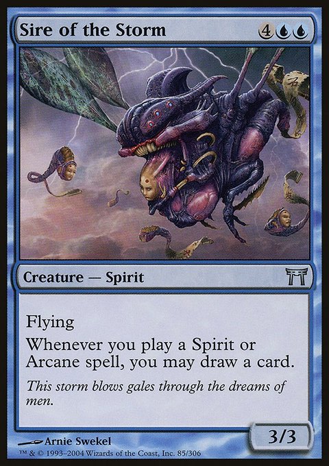 Sire of the Storm, Champions of Kamigawa #85, Magic: The Gathering card
