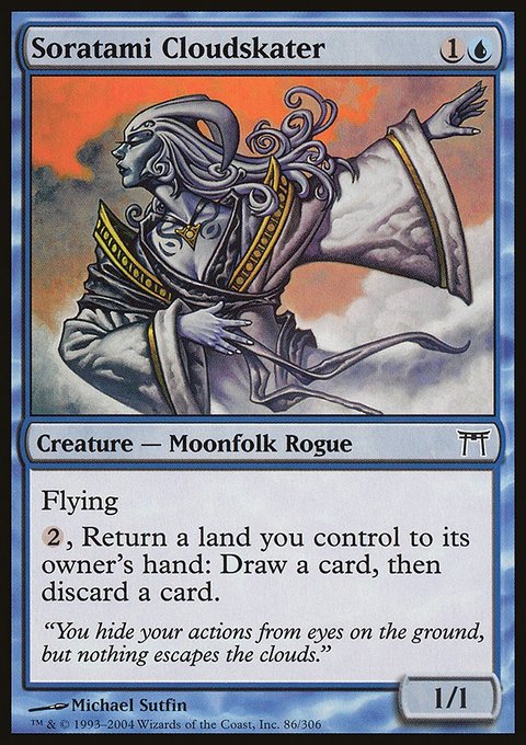 Soratami Cloudskater, Champions of Kamigawa #86, Magic: The Gathering card