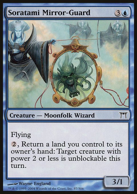 Soratami Mirror-Guard, Champions of Kamigawa #87, Magic: The Gathering card