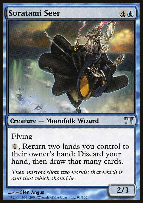Soratami Seer, Champions of Kamigawa #91, Magic: The Gathering card