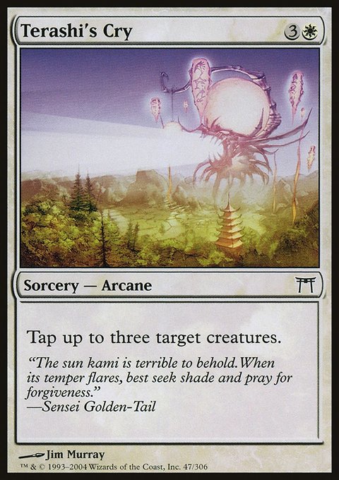 Terashi's Cry, Champions of Kamigawa #47, Magic: The Gathering card