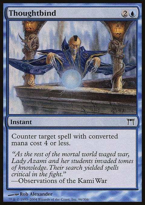 Thoughtbind, Champions of Kamigawa #96, Magic: The Gathering card