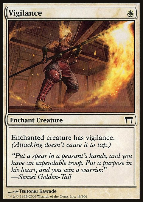 Vigilance, Champions of Kamigawa #49, Magic: The Gathering card