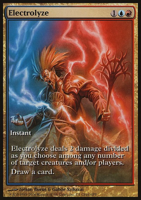 Electrolyze, Champs and States #1, Magic: The Gathering card