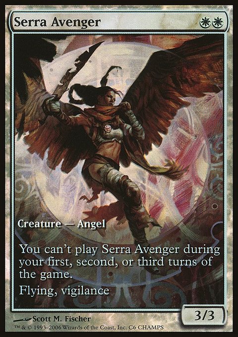 Serra Avenger, Champs and States #6, Magic: The Gathering card