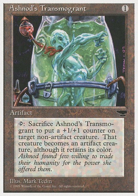 Ashnod's Transmogrant, Chronicles #93, Magic: The Gathering card