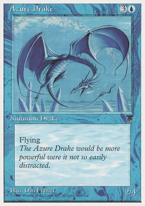 Azure Drake, Chronicles #15, Magic: The Gathering card