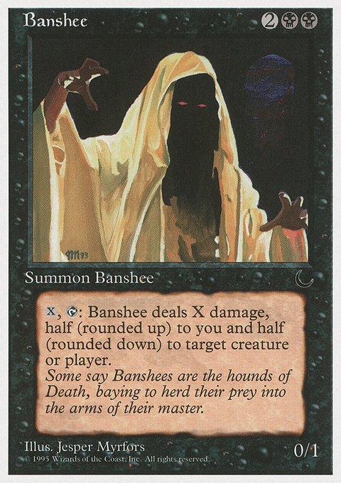 Banshee, Chronicles #29, Magic: The Gathering card