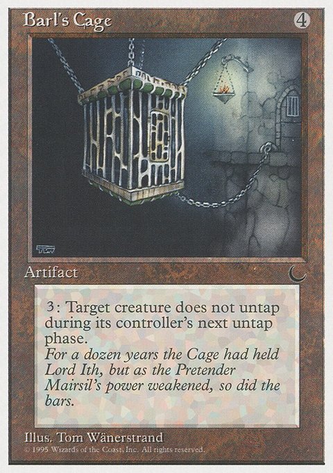 Barl's Cage, Chronicles #94, Magic: The Gathering card