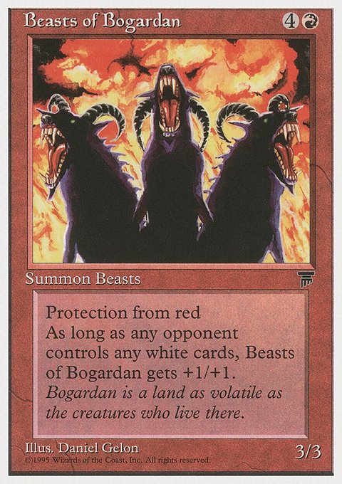 Beasts of Bogardan, Chronicles #45, Magic: The Gathering card