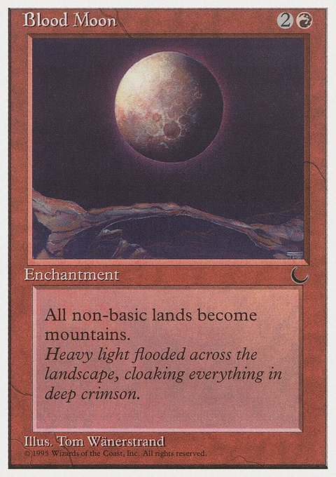 Blood Moon, Chronicles #46, Magic: The Gathering card