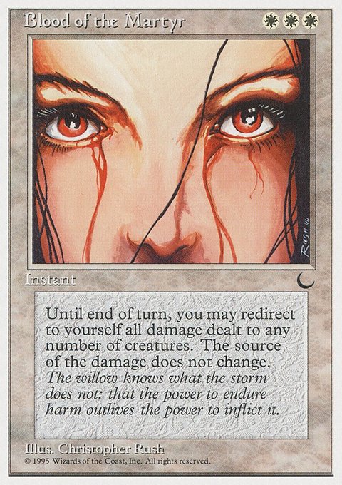 Blood of the Martyr, Chronicles #4, Magic: The Gathering card