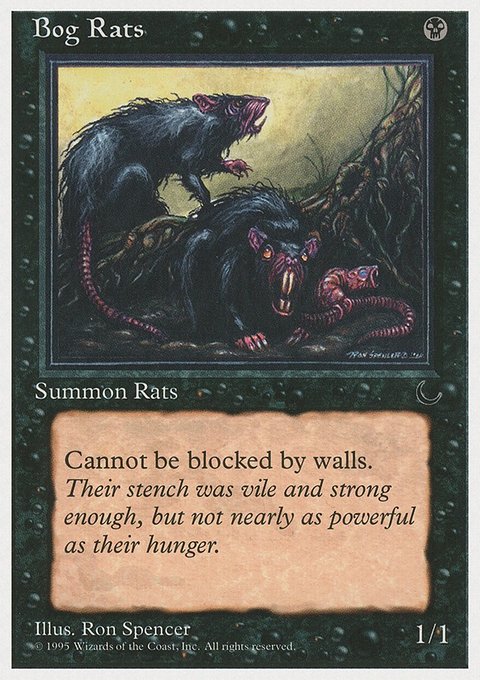 Bog Rats, Chronicles #30, Magic: The Gathering card
