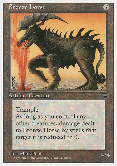 Bronze Horse, Chronicles #96, Magic: The Gathering card
