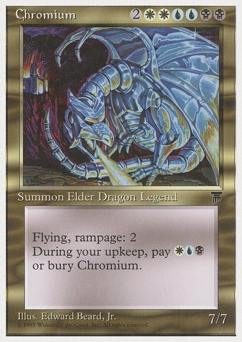 Chromium, Chronicles #74, Magic: The Gathering card