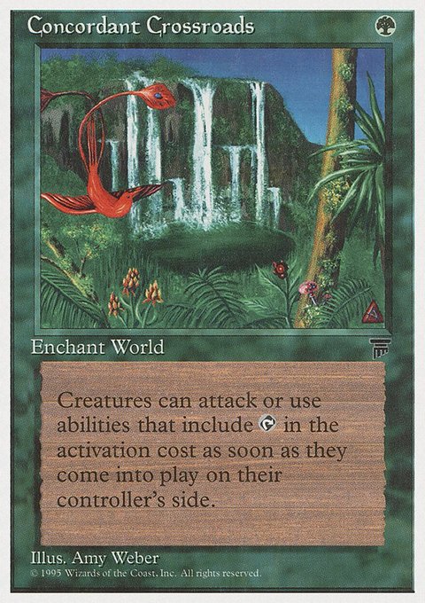 Concordant Crossroads, Chronicles #60, Magic: The Gathering card