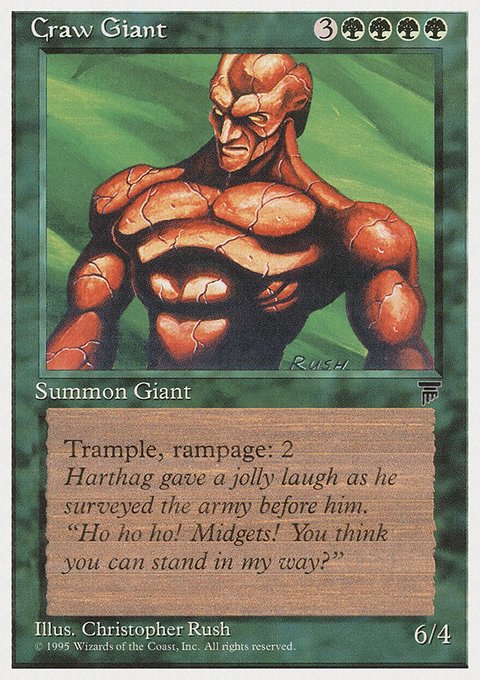 Craw Giant, Chronicles #61, Magic: The Gathering card