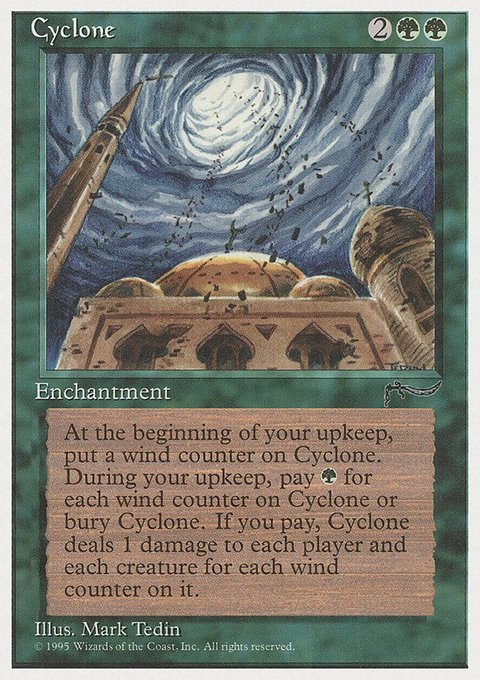 Cyclone, Chronicles #62, Magic: The Gathering card