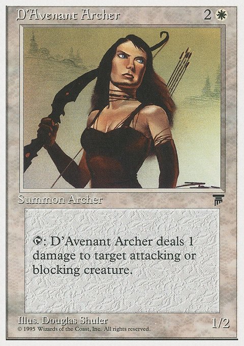 D'Avenant Archer, Chronicles #5, Magic: The Gathering card