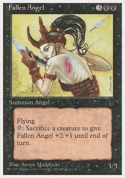 Fallen Angel, Chronicles #32, Magic: The Gathering card