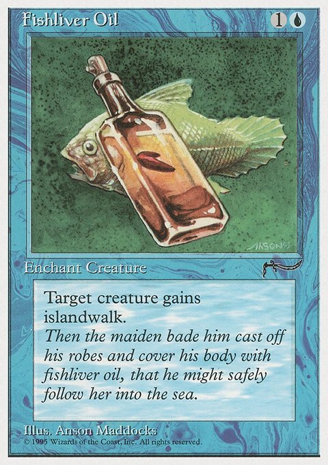 Fishliver Oil, Chronicles #20, Magic: The Gathering card