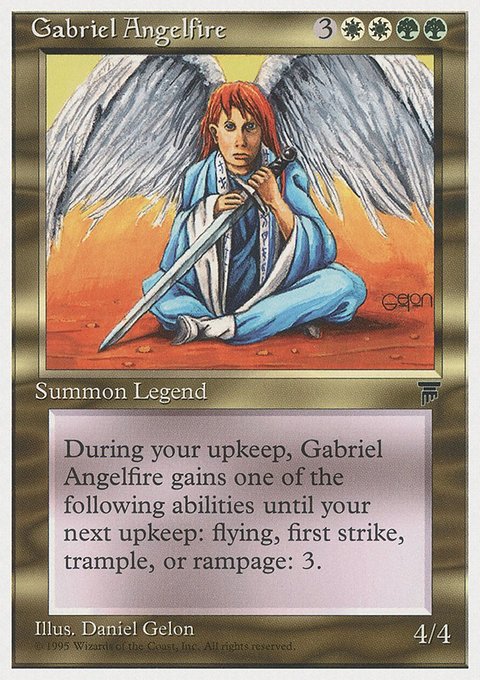 Gabriel Angelfire, Chronicles #76, Magic: The Gathering card