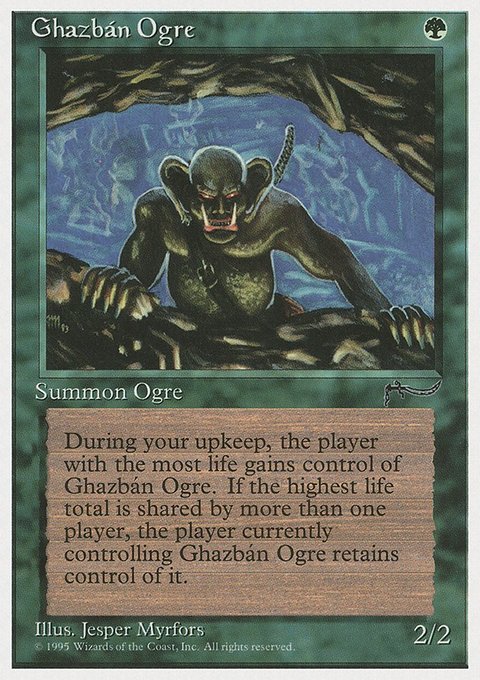 Ghazbán Ogre, Chronicles #65, Magic: The Gathering card