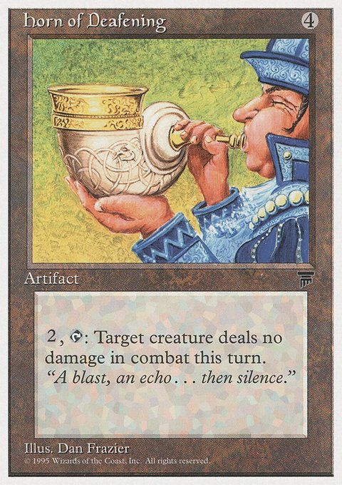 Horn of Deafening, Chronicles #100, Magic: The Gathering card
